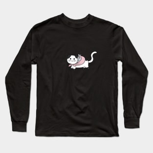 Kitty goes on a walk Long Sleeve T-Shirt